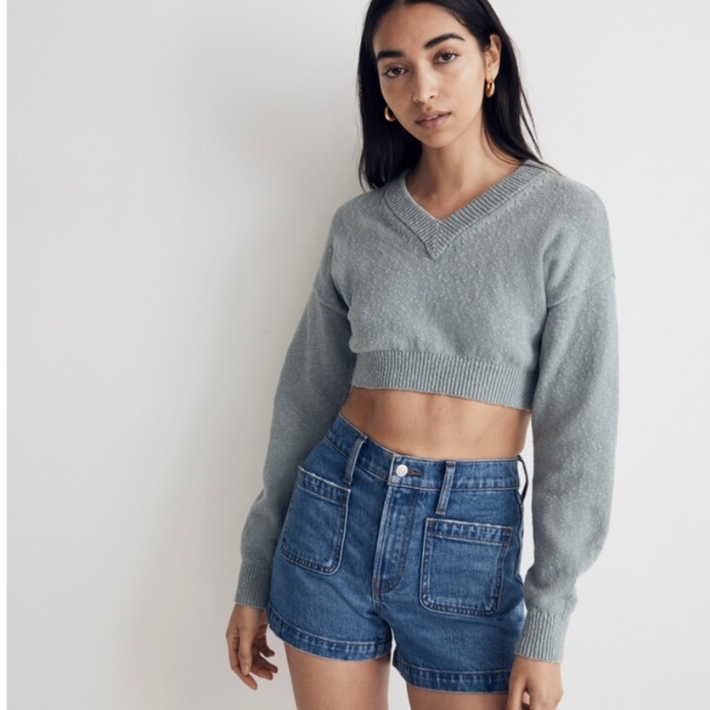 Madewell High Rise Sailor Shorts